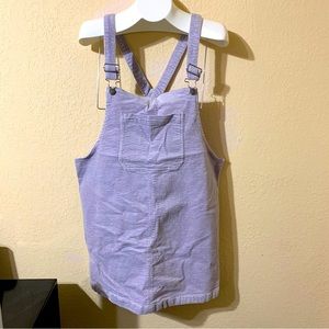 Pastel Purple Corduroy Overall Skirt Juniors XXL SO